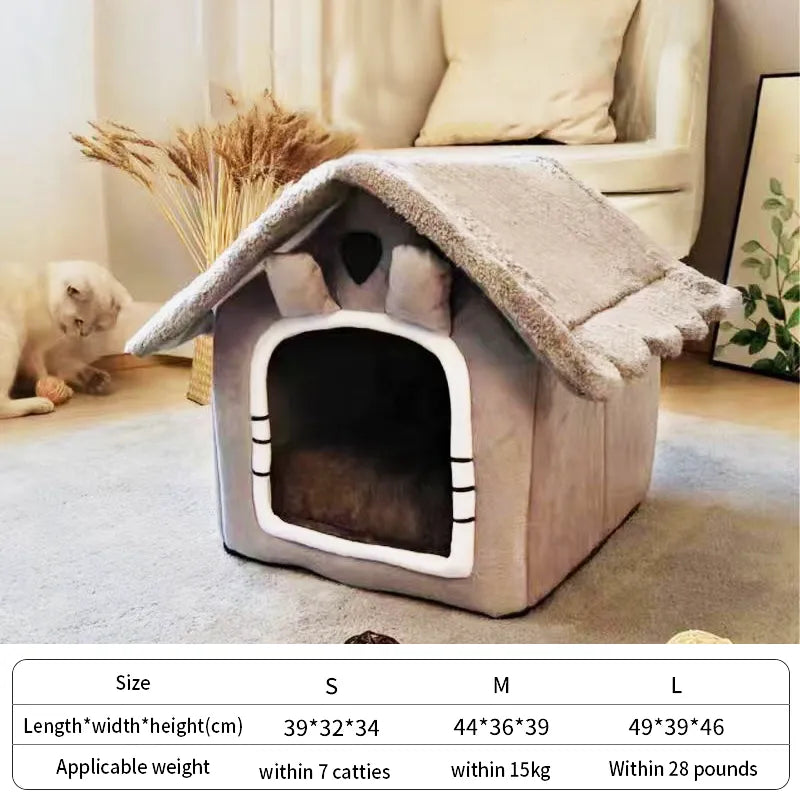 Cat / Dog Bed Foldable Pet Sleepping Bed