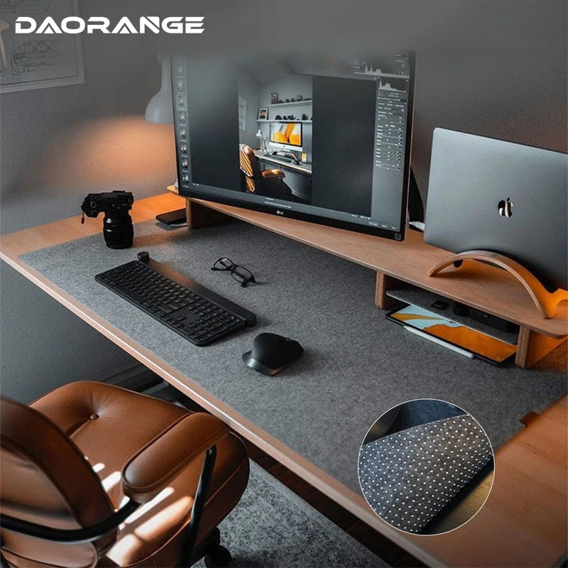Multi Size Wool Felt Mouse Pad, Office Computer Desk Protector Mat, Non-slip Keyboard Mat, Laptop Desk Pad, Gaming Accessories